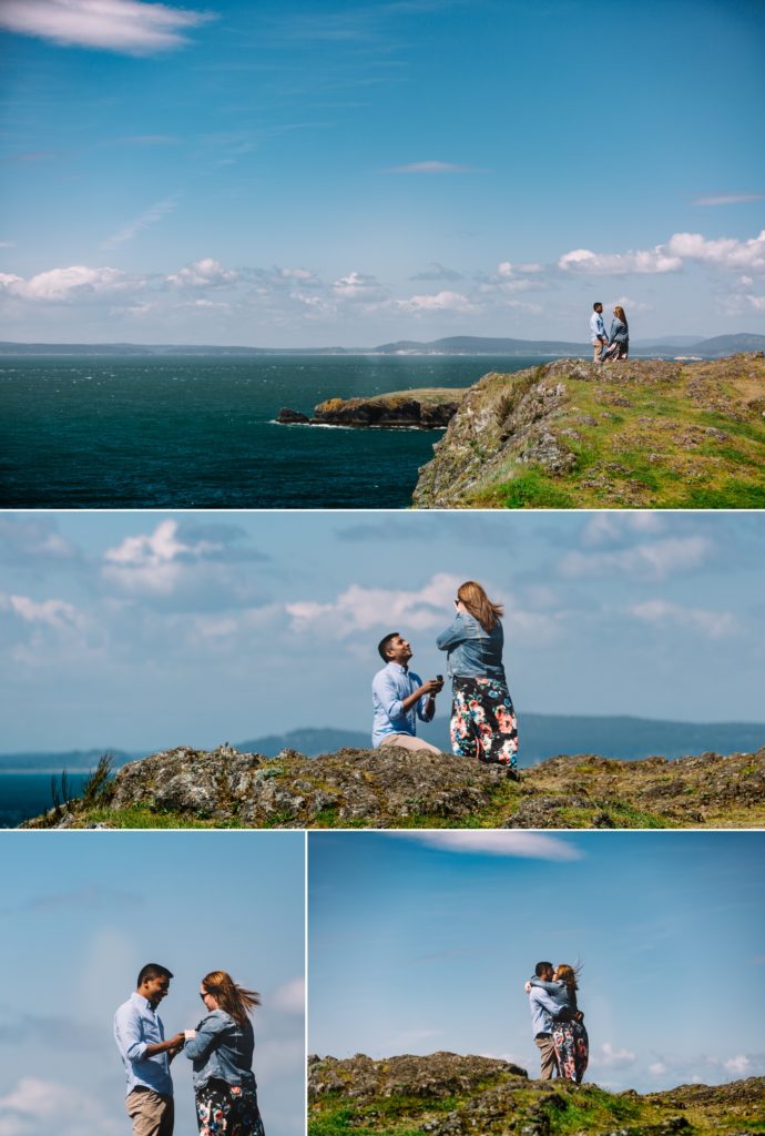 Rosario Beach Marriage Proposal