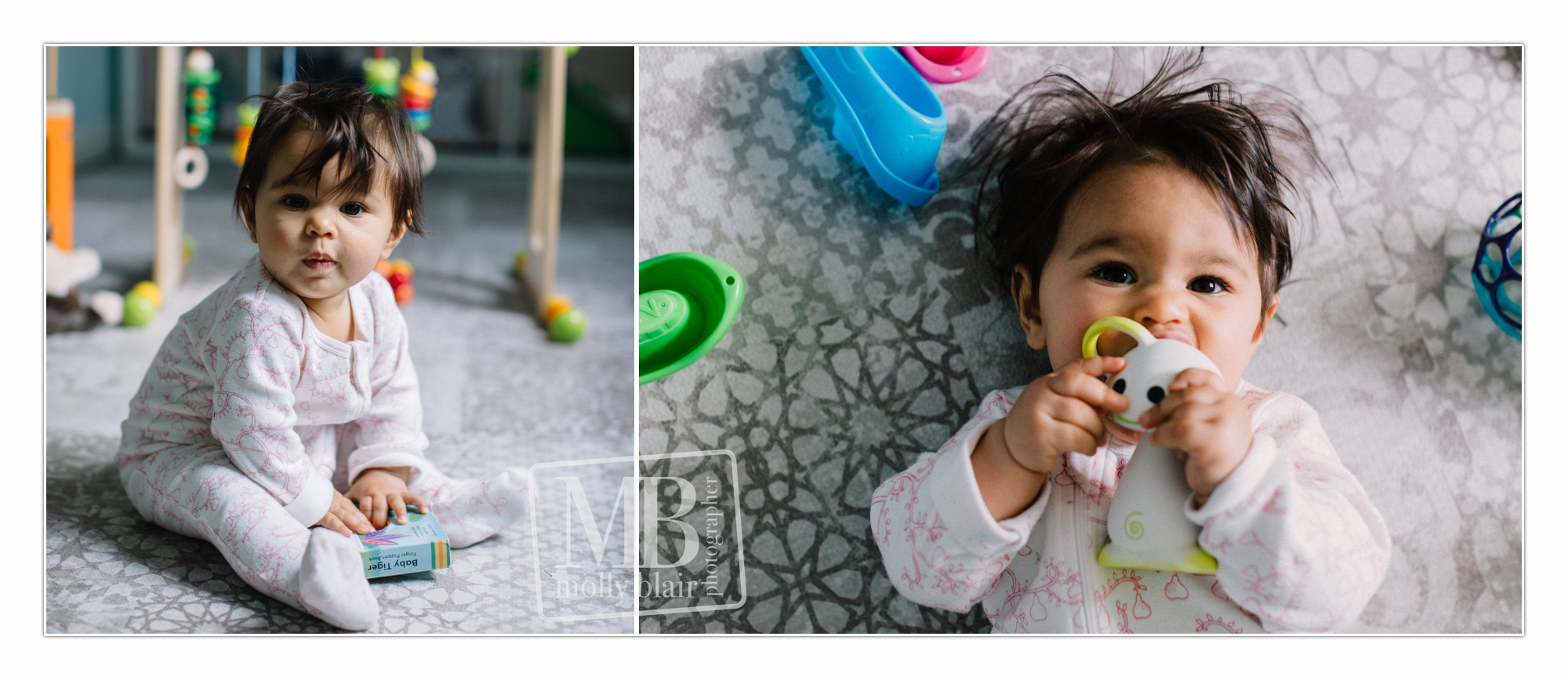 in home family session by molly blair photography